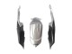 Billige Suzuki GSXR 600 / GSXR 750 Motorrad Verkleidung 2008-2010 - Silber Matt Schwarz