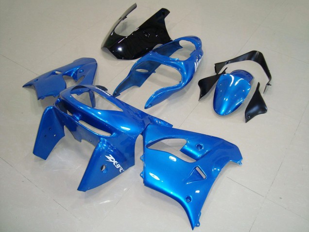 Billige Kawasaki ZX9R Motorrad Verkleidung 1998-1999 - Hellblau