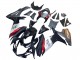 Billige Suzuki GSXR 600 / GSXR 750 Motorrad Verkleidung 2011-2024 - Glanzendes Schwarz Geschmiedet Carbonfaser Silber Rot