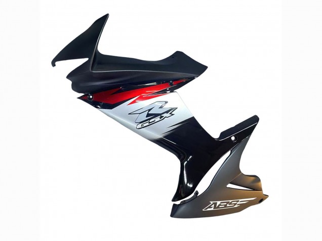 Billige Suzuki GSXR 600 / GSXR 750 Motorrad Verkleidung 2011-2024 - Glanzendes Schwarz Geschmiedet Carbonfaser Silber Rot