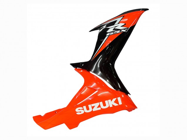 Billige Suzuki GSXR 600 / GSXR 750 Motorrad Verkleidungen Kit 2011-2024 - Rot Glanzendes Schwarz