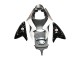 Billige Suzuki GSXR 600 / GSXR 750 Motorrad Verkleidung 2011-2024 - Glanzendes Schwarz Silber