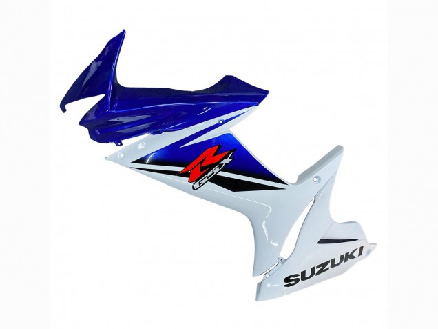 Billige Suzuki GSXR 600 / GSXR 750 Motorrad Verkleidung 2011-2024 - Weiss Blau Rot
