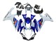 Billige Suzuki GSXR 600 / GSXR 750 Motorrad Verkleidung 2011-2024 - Weiss Blau Rot