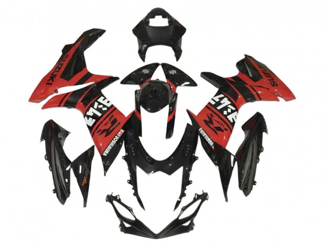 Billige Suzuki GSXR 600 / GSXR 750 Motorrad Verkleidung 2011-2024 - Blau Weiss Schwarz