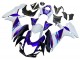 Billige Suzuki GSXR 600 / GSXR 750 Motorrad Verkleidung 2011-2024 - Blau Lila Weiss