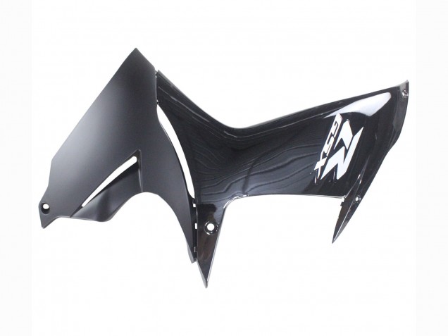 Billige Suzuki GSXR 600 / GSXR 750 Motorrad Verkleidung 2011-2024 - Glanzendes Schwarz Matt Schwarz Weiss Aufkleber