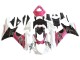 Billige Suzuki GSXR 600 / GSXR 750 Motorrad Verkleidung 2011-2024 - Weiss Rosa Schwarz Corona