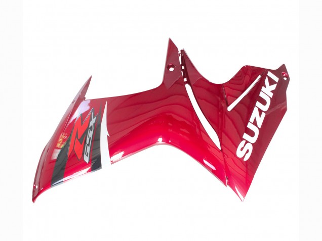 Billige Suzuki GSXR 600 / GSXR 750 Motorrad Verkleidung 2011-2024 - Rot Glanzendes Schwarz