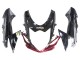 Billige Suzuki GSXR 600 / GSXR 750 Motorrad Verkleidung 2011-2024 - Rot Glanzendes Schwarz