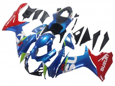 Billige Suzuki GSXR 600 / GSXR 750 Motorrad Verkleidung 2011-2024 - Blau Rot
