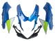 Billige Suzuki GSXR 600 / GSXR 750 Motorrad Verkleidung 2011-2024 - Blau Rot