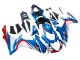 Billige Suzuki GSXR 600 / GSXR 750 Motorrad Verkleidung 2011-2024 - Blau Weiss Rot