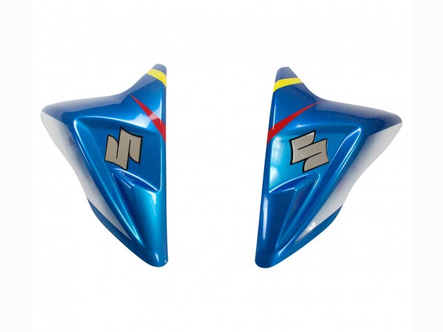 Billige Suzuki GSXR 600 / GSXR 750 Motorrad Verkleidung 2011-2024 - Blau Weiss Rot