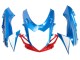 Billige Suzuki GSXR 600 / GSXR 750 Motorrad Verkleidung 2011-2024 - Blau Weiss Rot
