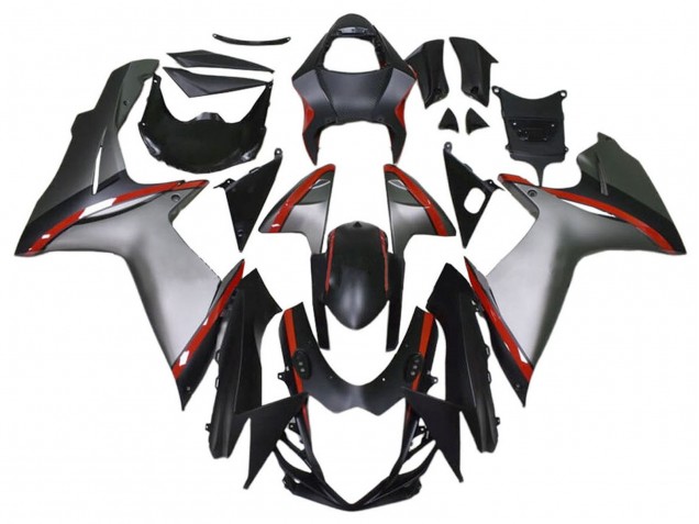 Billige Suzuki GSXR 600 / GSXR 750 Motorrad Verkleidung 2011-2024 - Blau Weiss Schwarz