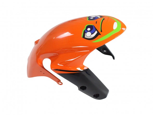 Billige Suzuki GSXR 600 / GSXR 750 Motorrad Verkleidung 2011-2024 - Hellblau Orange Schwarz Weiss Hai 46