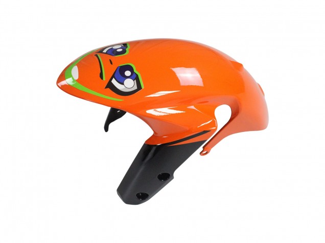 Billige Suzuki GSXR 600 / GSXR 750 Motorrad Verkleidung 2011-2024 - Hellblau Orange Schwarz Weiss Hai 46