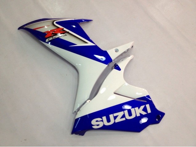 Billige Suzuki GSXR 600 / GSXR 750 Motorrad Verkleidung 2011-2024 - Blau Weiss