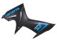Billige Suzuki GSXR 600 / GSXR 750 Motorrad Verkleidung 2011-2024 - Blau Matt Schwarz
