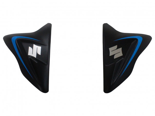 Billige Suzuki GSXR 600 / GSXR 750 Motorrad Verkleidung 2011-2024 - Blau Matt Schwarz