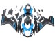 Billige Suzuki GSXR 600 / GSXR 750 Motorrad Verkleidung 2011-2024 - Blau Matt Schwarz