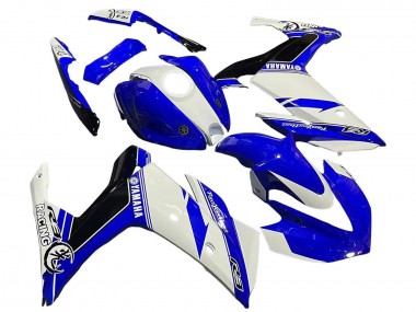 Billige Yamaha YZF R3/R25 Motorrad Verkleidung 2015-2018 - Weiss Blau Schwarz Rennen