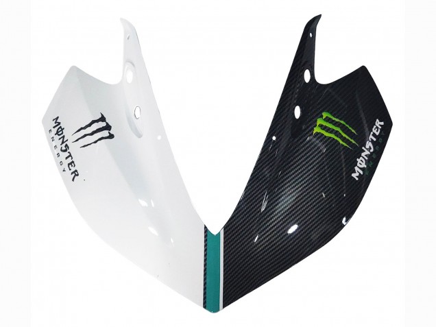 Billige Yamaha YZF R3/R25 Motorrad Verkleidung 2015-2018 - Weiss Grun Glanzendes Schwarz