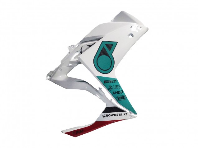 Billige Yamaha YZF R3/R25 Motorrad Verkleidung 2015-2018 - Weiss Grun Glanzendes Schwarz
