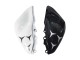 Billige Yamaha YZF R3/R25 Motorrad Verkleidung 2015-2018 - Weiss Grun Glanzendes Schwarz
