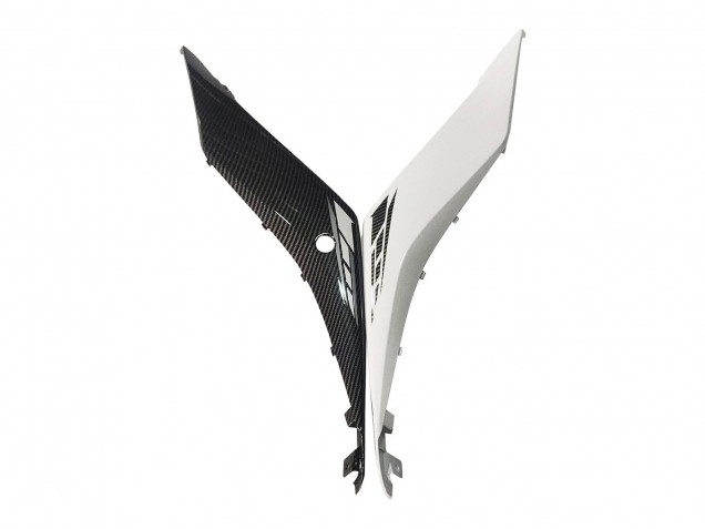 Billige Yamaha YZF R3/R25 Motorrad Verkleidung 2015-2018 - Weiss Grun Glanzendes Schwarz