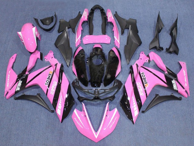 Billige Yamaha YZF R3/R25 Motorrad Verkleidung 2015-2018 - Rosa Schwarz Yamalube ENEOS