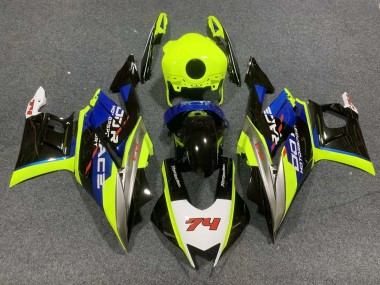Billige Yamaha YZF R3/R25 Motorrad Verkleidung 2015-2018 - Gelb Weiss Silber Blau Glanzendes Schwarz
