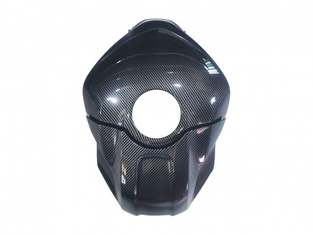 Billige Yamaha YZF R3/R25 Motorrad Verkleidung 2019-2021 - Gold Schwarz Carbonfaser