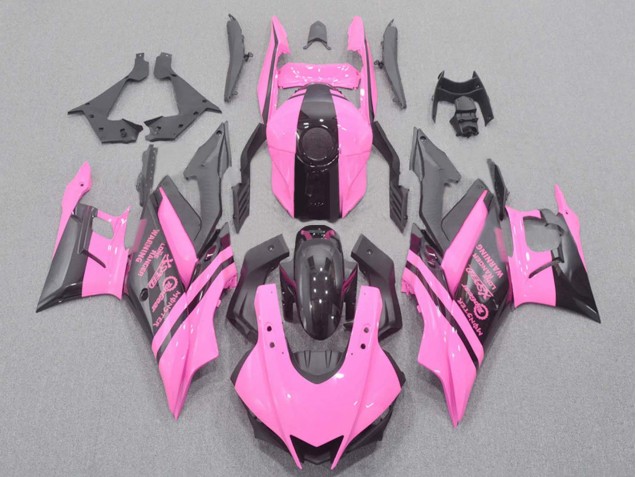 Billige Yamaha YZF R3/R25 Motorrad Verkleidung 2019-2021 - Rosa Schwarz Monster