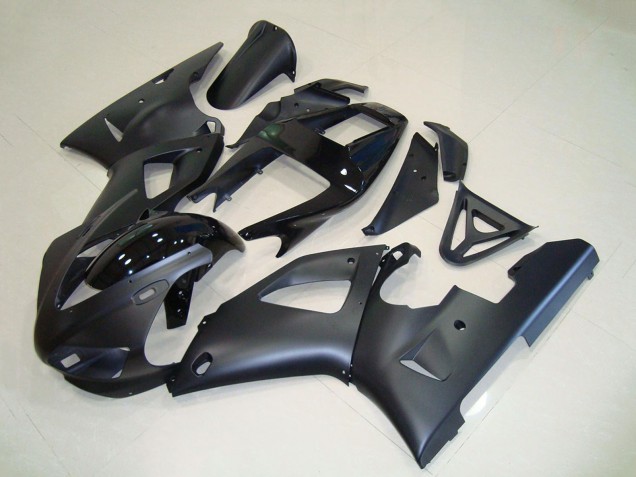Billige Yamaha YZF R1 Motorrad Verkleidung 1998-1999 - Matt Schwarz Glanzendes Schwarz