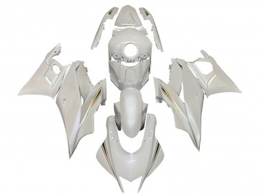 Billige Yamaha YZF R3/R25 Motorrad Verkleidung 2019-2021 - Weiss Gold