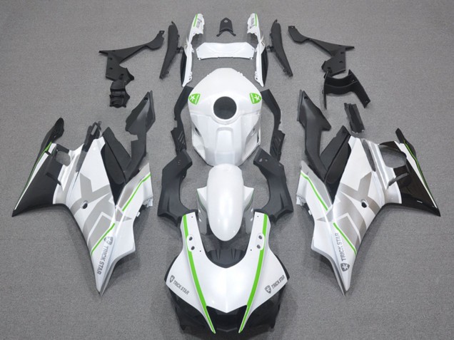 Billige Yamaha YZF R3/R25 Motorrad Verkleidung 2022-2024 - Weiss Grun Silber Schwarz