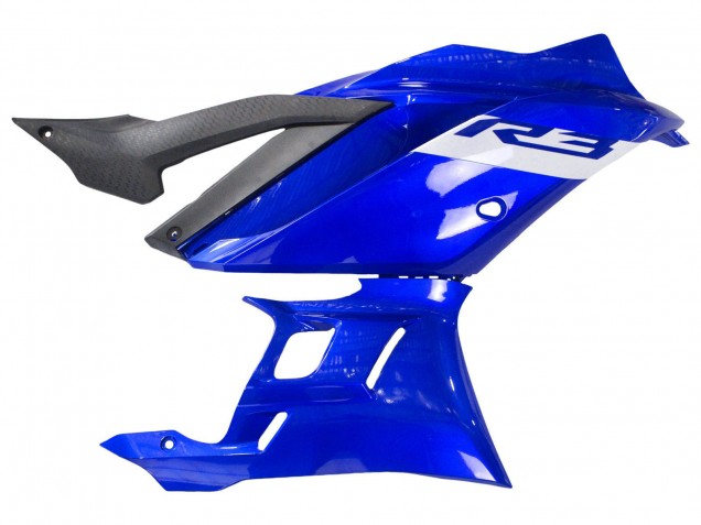 Billige Yamaha YZF R3/R25 Motorrad Verkleidung 2022-2024 - Blau Weiss Matt Schwarz