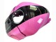 Billige Yamaha YZF R3/R25 Motorrad Verkleidung 2022-2024 - Rosa Glanzendes Schwarz Monster
