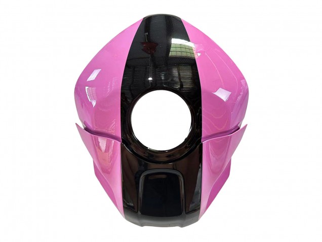Billige Yamaha YZF R3/R25 Motorrad Verkleidung 2022-2024 - Rosa Glanzendes Schwarz Monster