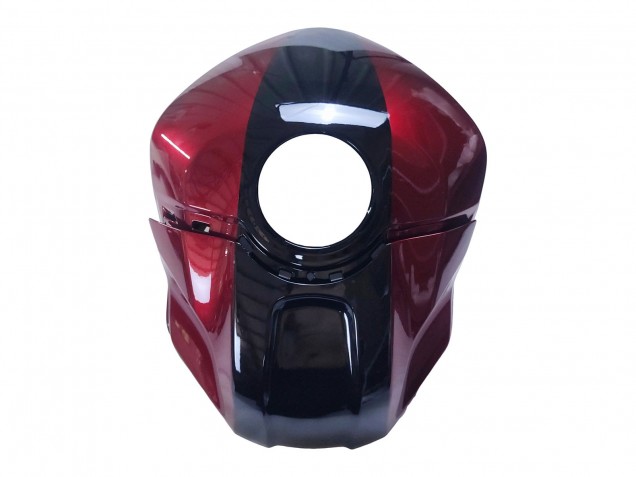Billige Yamaha YZF R3/R25 Motorrad Verkleidung 2022-2024 - Rot Weiss Glanzendes Schwarz