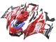 Billige Yamaha YZF R3/R25 Motorrad Verkleidung 2022-2024 - Rot Blau Schwarz Lenovo Valsir
