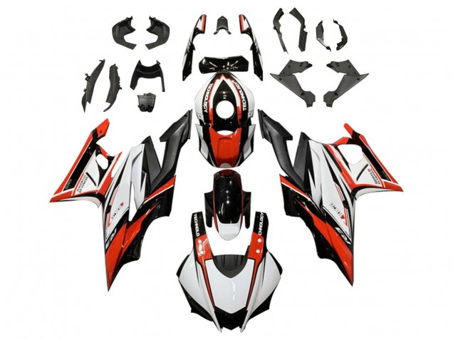 Billige Yamaha YZF R3/R25 Motorrad Verkleidung Kit 2022-2024 - Weiss Rot Schwarz