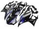 Billige Yamaha YZF R3/R25 Motorrad Verkleidung 2022-2024 - Silber Blau Glanzendes Schwarz