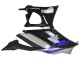 Billige Yamaha YZF R3/R25 Motorrad Verkleidung 2022-2024 - Silber Blau Glanzendes Schwarz