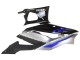 Billige Yamaha YZF R3/R25 Motorrad Verkleidung 2022-2024 - Silber Blau Glanzendes Schwarz