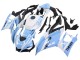 Billige Yamaha YZF R3/R25 Motorrad Verkleidung 2022-2024 - Weiss Hellblau