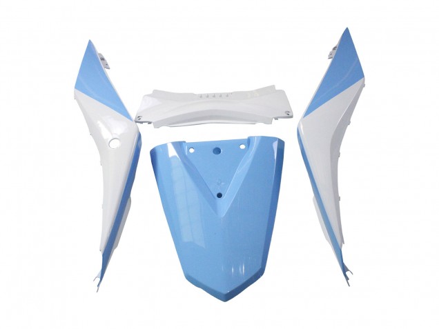 Billige Yamaha YZF R3/R25 Motorrad Verkleidung 2022-2024 - Weiss Hellblau