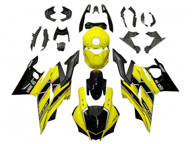 Billige Yamaha YZF R3/R25 Motorrad Verkleidung 2022-2024 - Gelb Schwarz